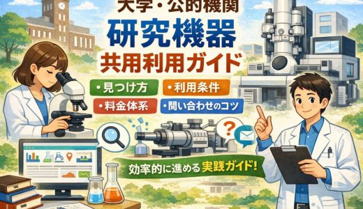 研究機器の共用利用とは？大学・公的機関の設備を探す基本ガイド